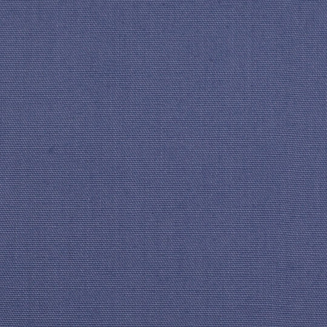 Swafing Baumwollstoff Uni blau rauchblau "Heide" 078629-000259