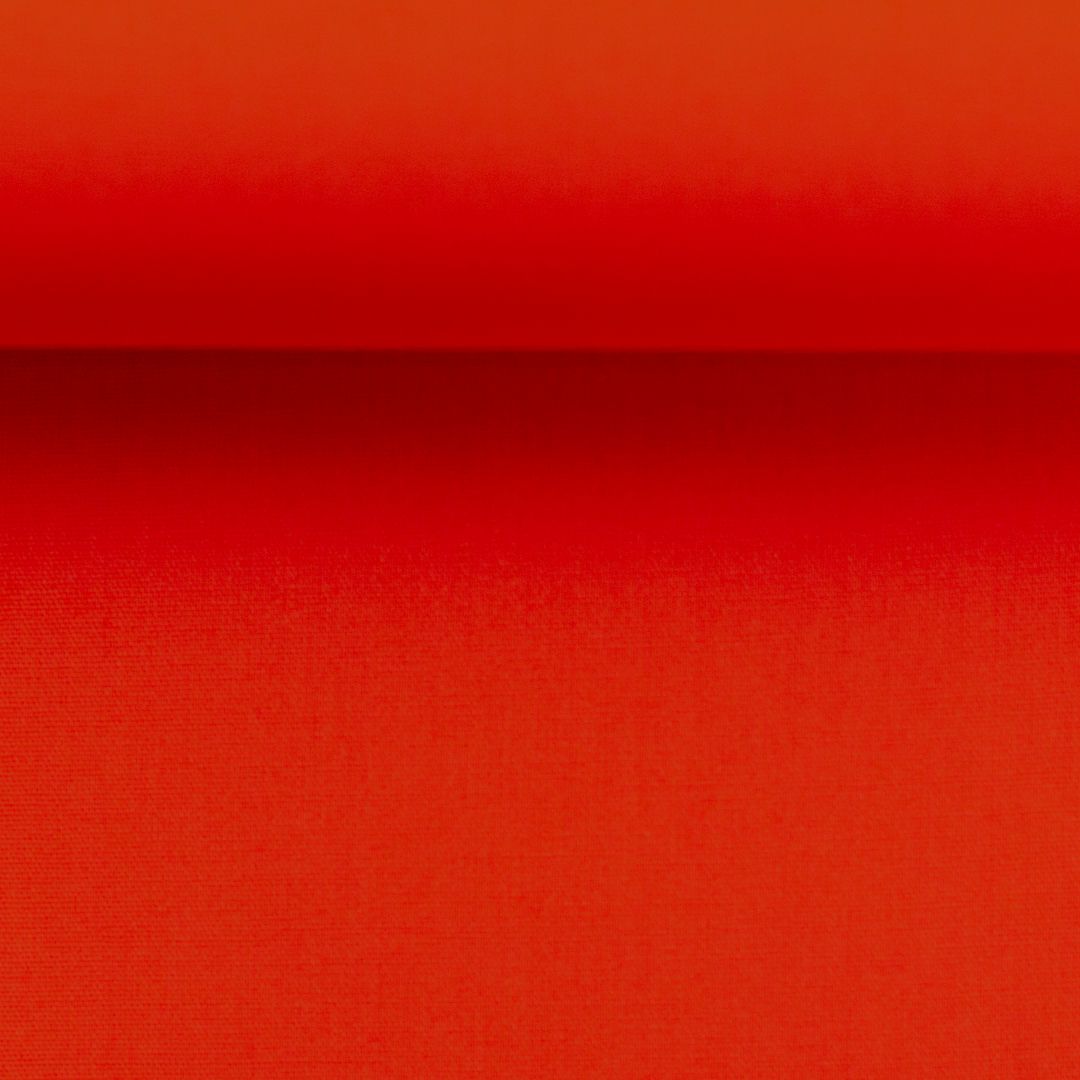 Swafing Baumwollstoff Uni rot "Heide" 078629-000637