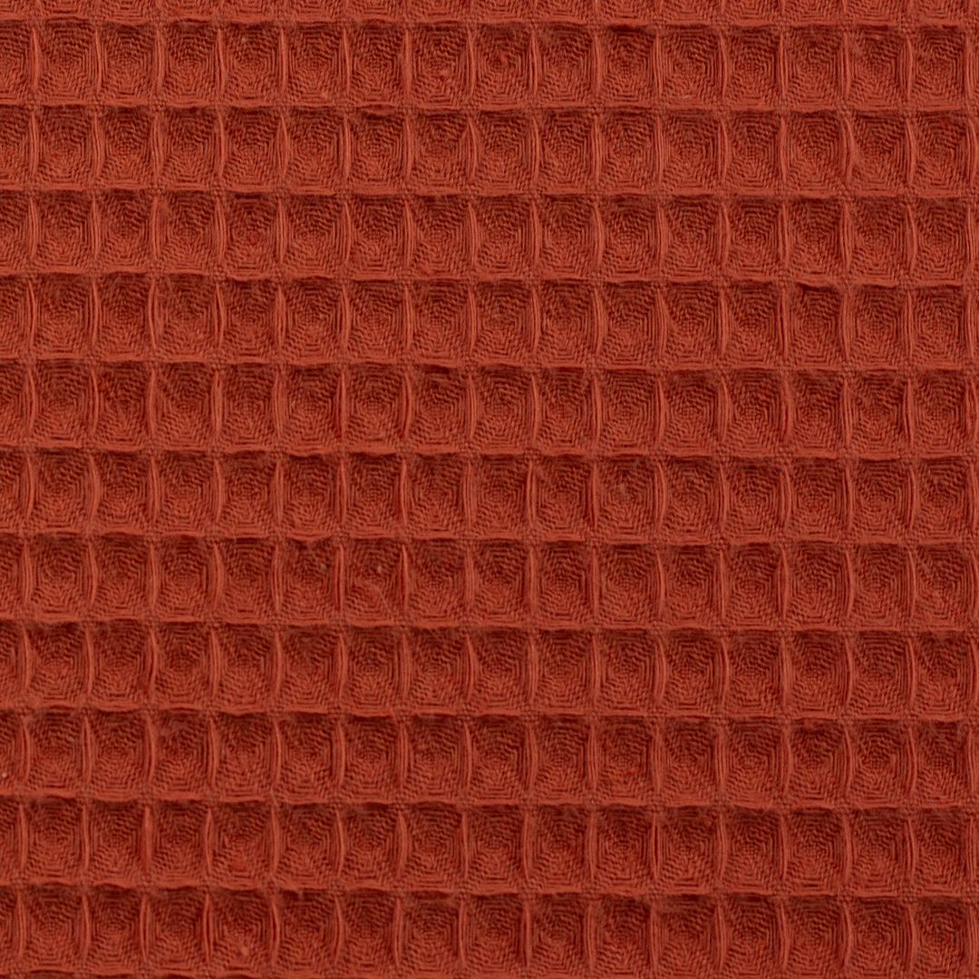 Swafing Waffelpique Nelson terracotta rot 080139-100712