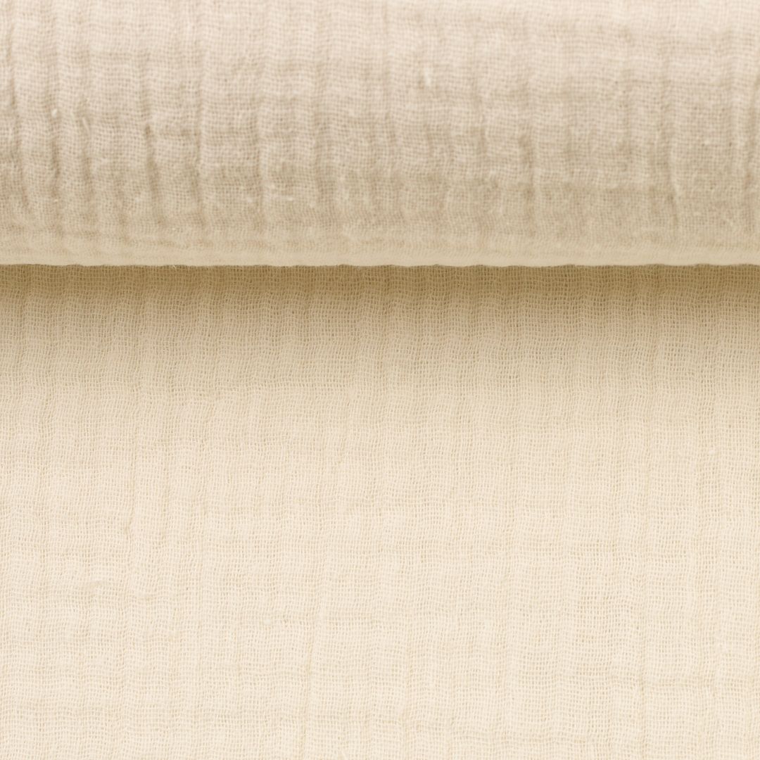 Swafing Musselin Double Gauze "Jenke" **Restschrumpfwert ca. 10%** 080985-000010 Naturweiß