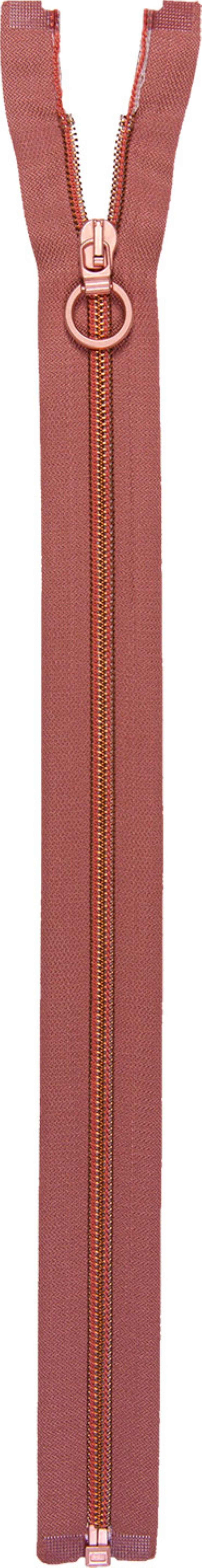 Reißverschluss Spiralreißverschluss teilbar kupfer 20 cm 015750-190