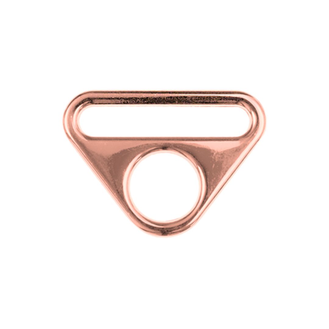 VENO D-Ring mit Steg rosegold 3 cm 196079