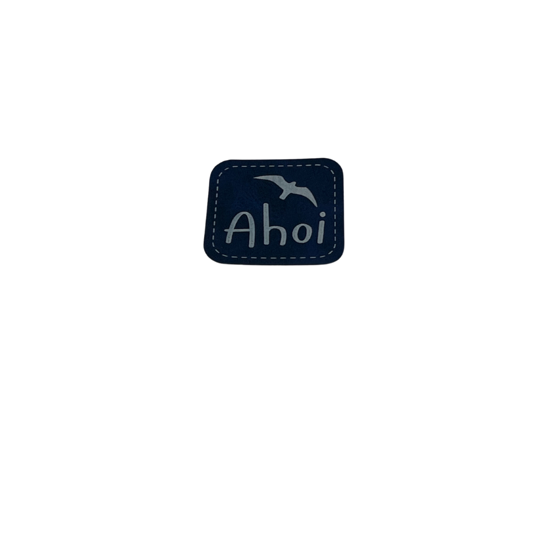 Aufnäher Label KL29 „AHOI Möwe“ Kunstleder