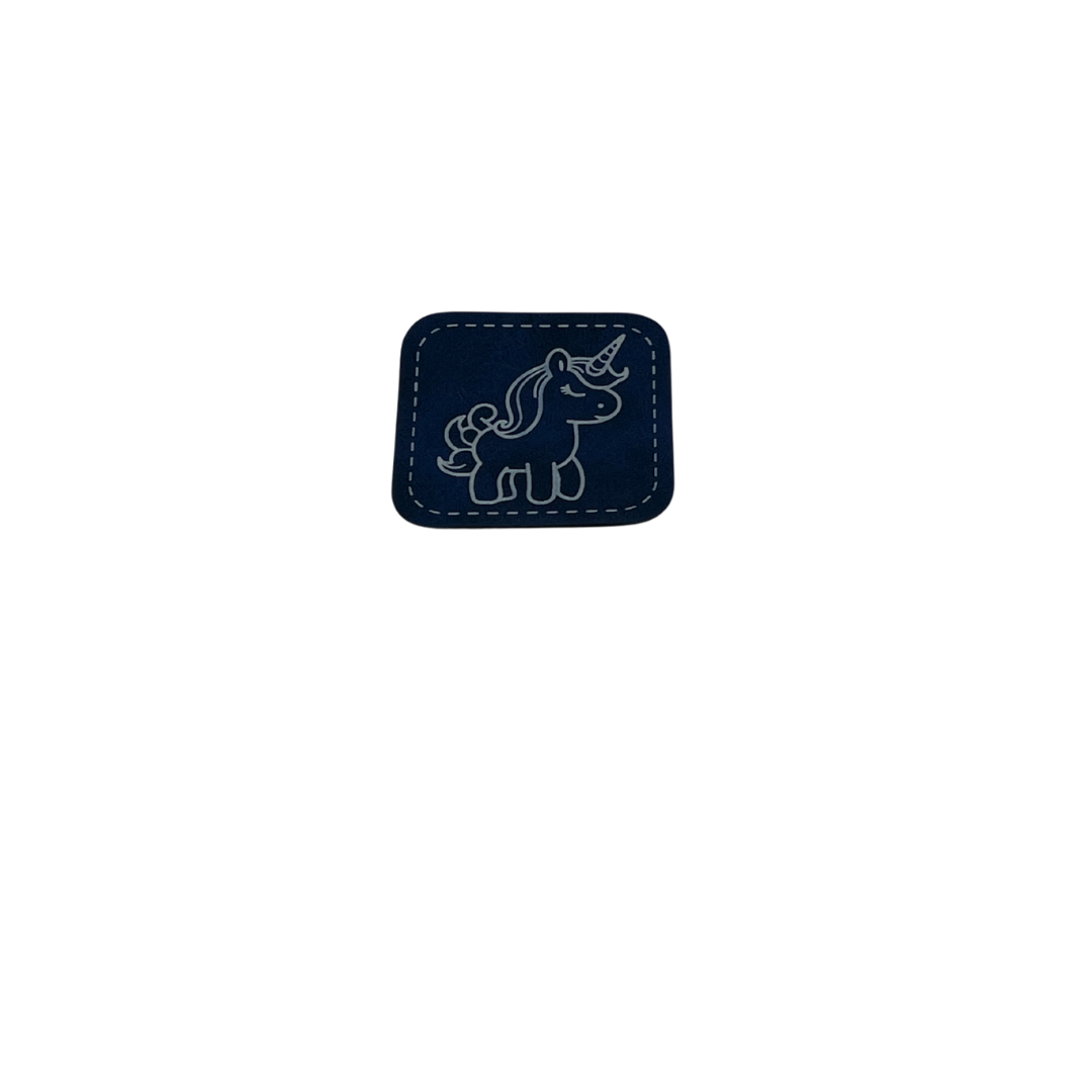 Aufnäher Label KL50 „Einhorn“ Kunstleder