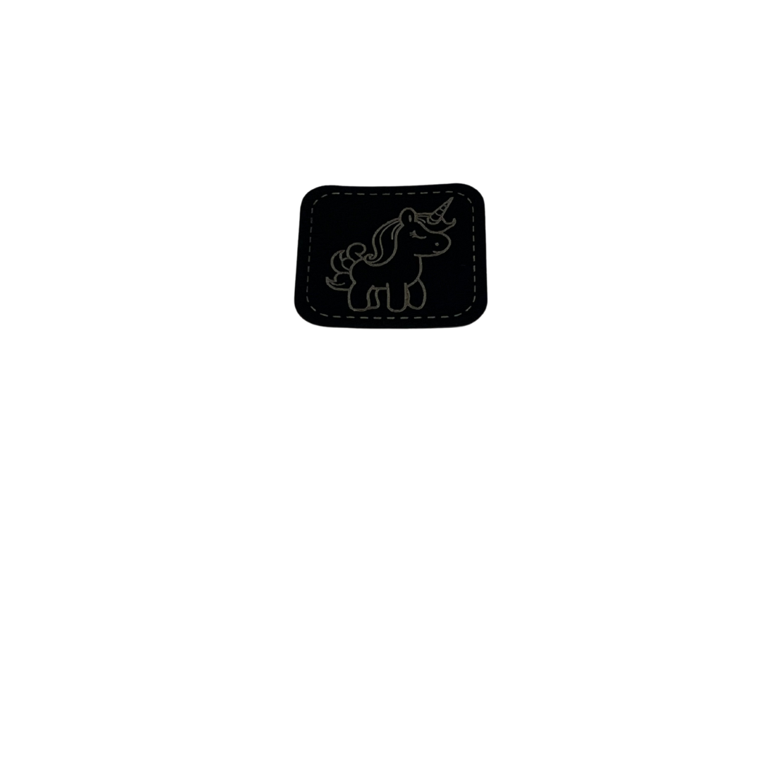 Aufnäher Label KL50 „Einhorn“ Kunstleder