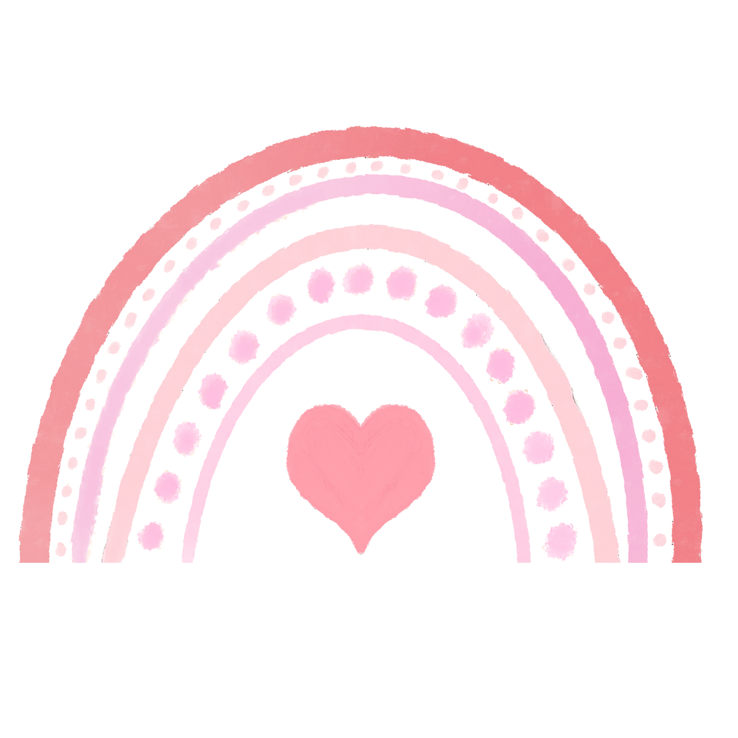 Bügelbild Regenbogen rosa Aufbügelbild Bügelbilder Applikationen Nr. 000001-15