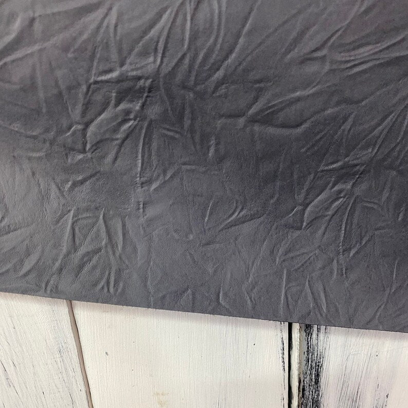 Swafing Kunstleder "Sida" Crushoptik dunkelgrau 081660-000789