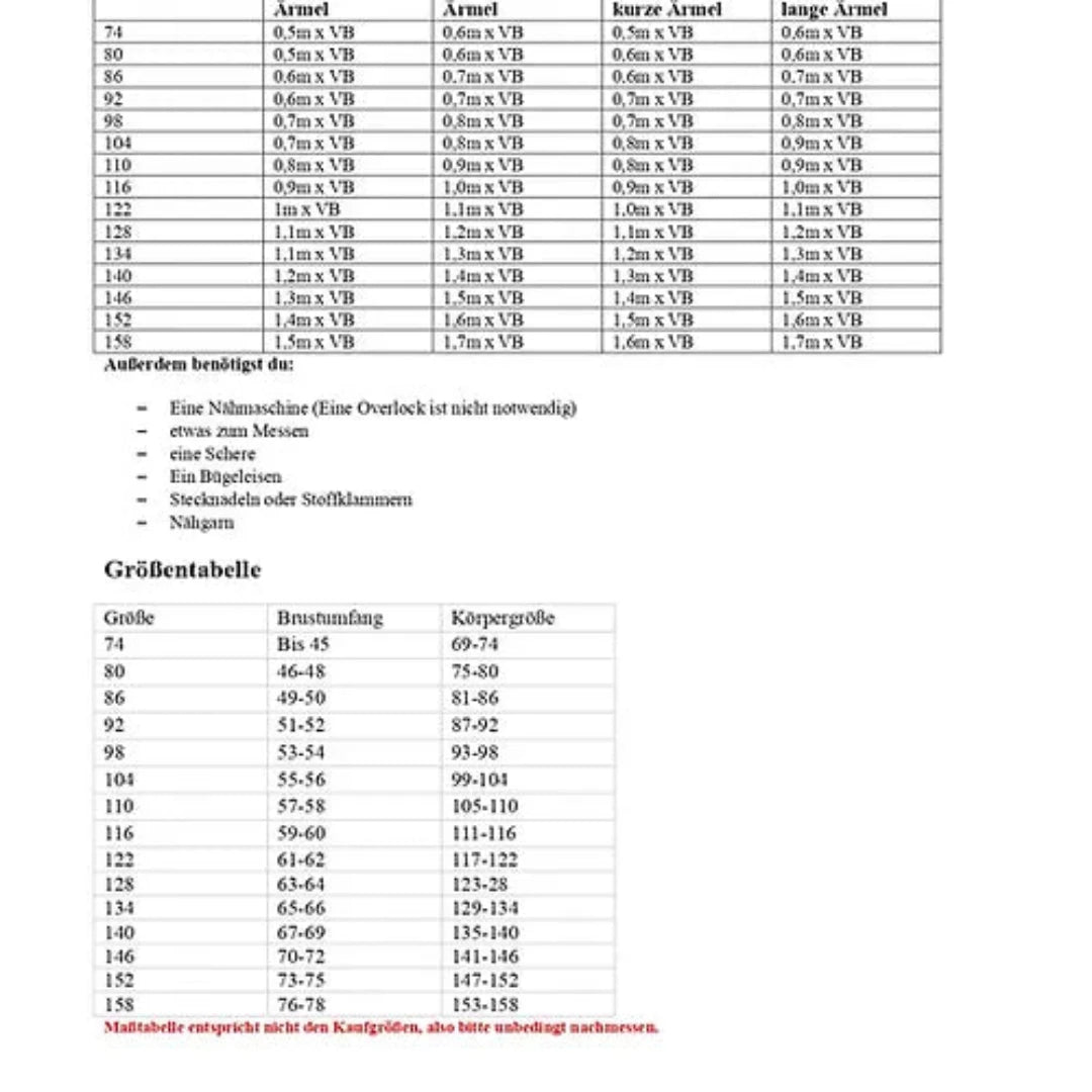 Tante Emmas Nähladen Schnittmuster Papier Kleid "Helena" Mädchen