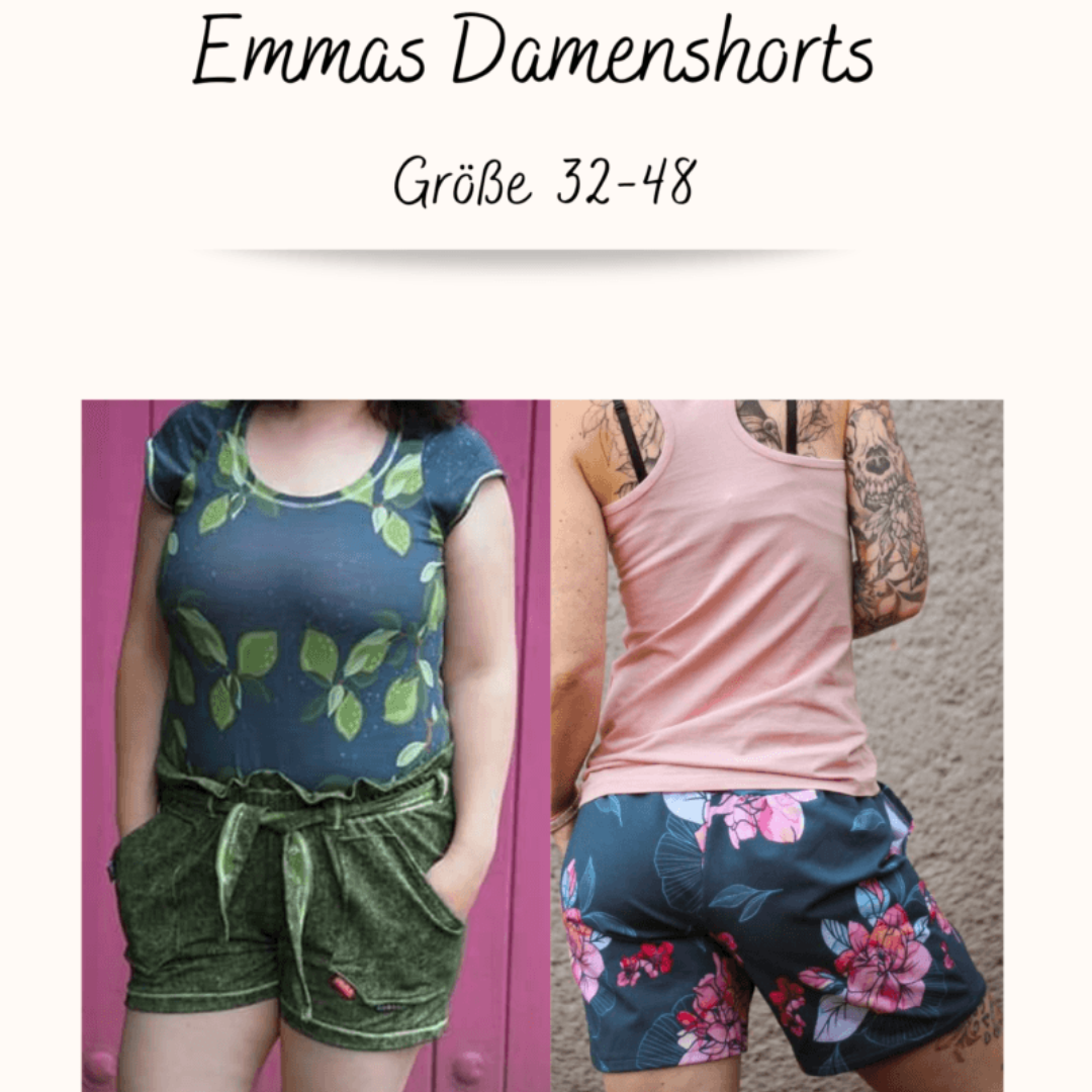 Tante Emmas Nähladen Schnittmuster Papier "Emmas Damenshorts"