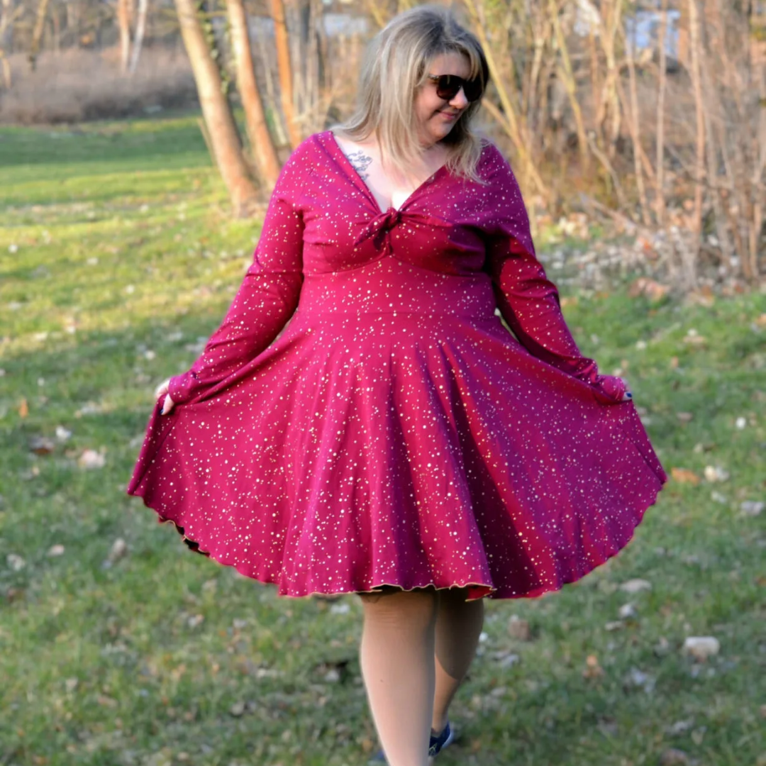 Tante Emmas Nähladen Schnittmuster Papier Kleid "Cherry"