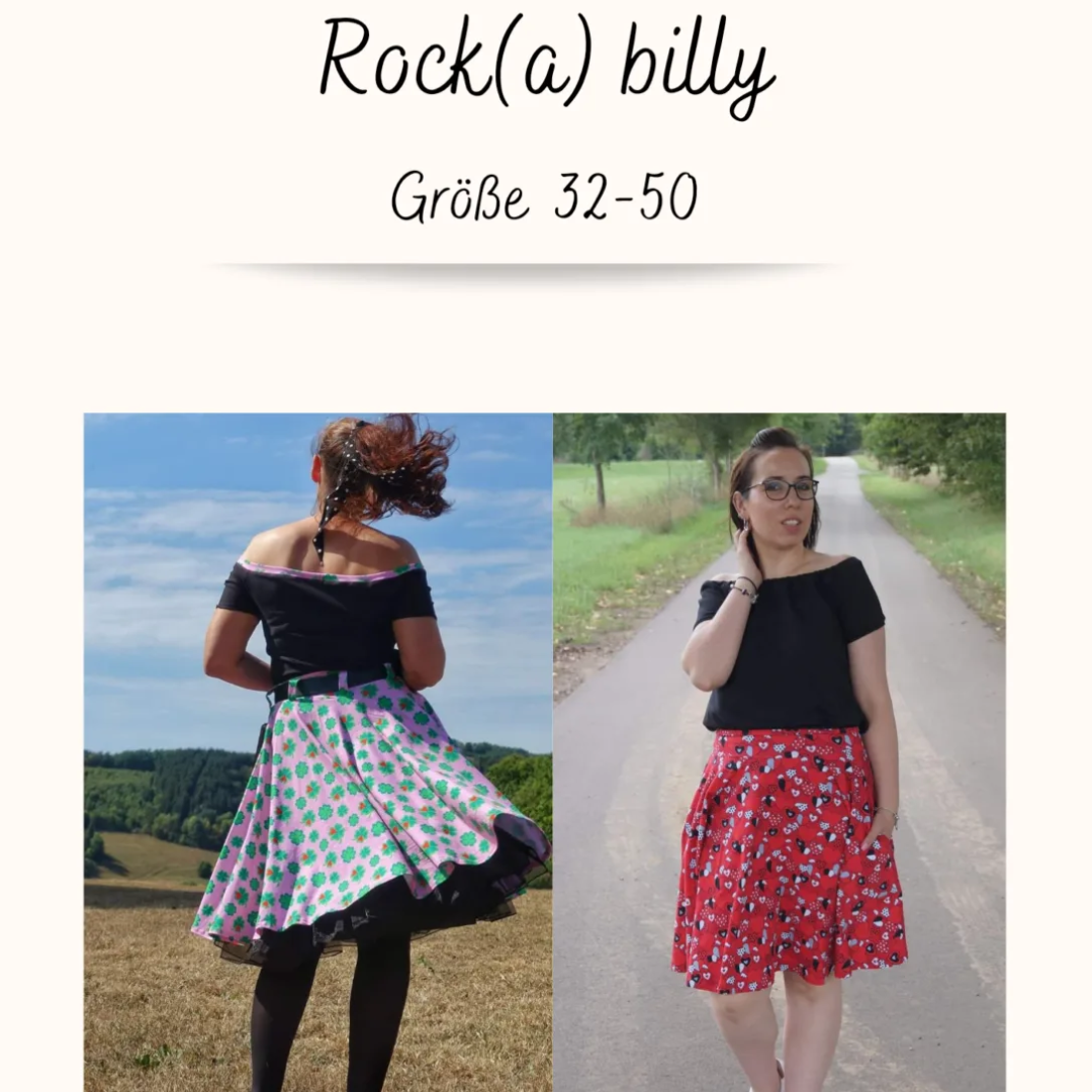 Tante Emmas Nähladen Schnittmuster Papier Kleid "Rock (A) Billy"