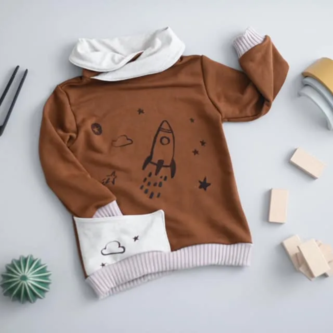 Tante Emmas Nähladen Schnittmuster Papier Hoodie "Emmas Monsterhoodie"