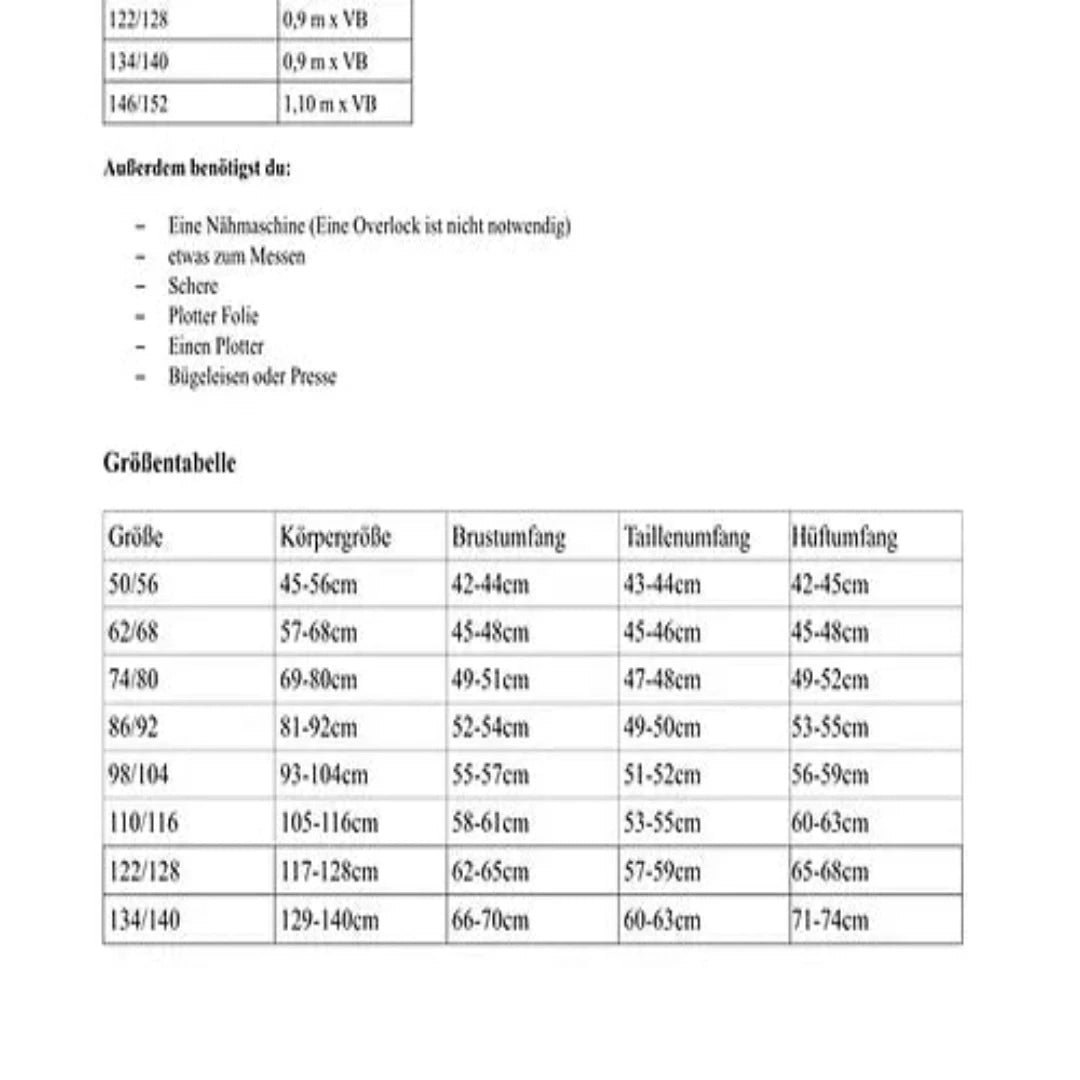 Tante Emmas Nähladen Schnittmuster Papier Hoodie "Emmas Monsterhoodie"