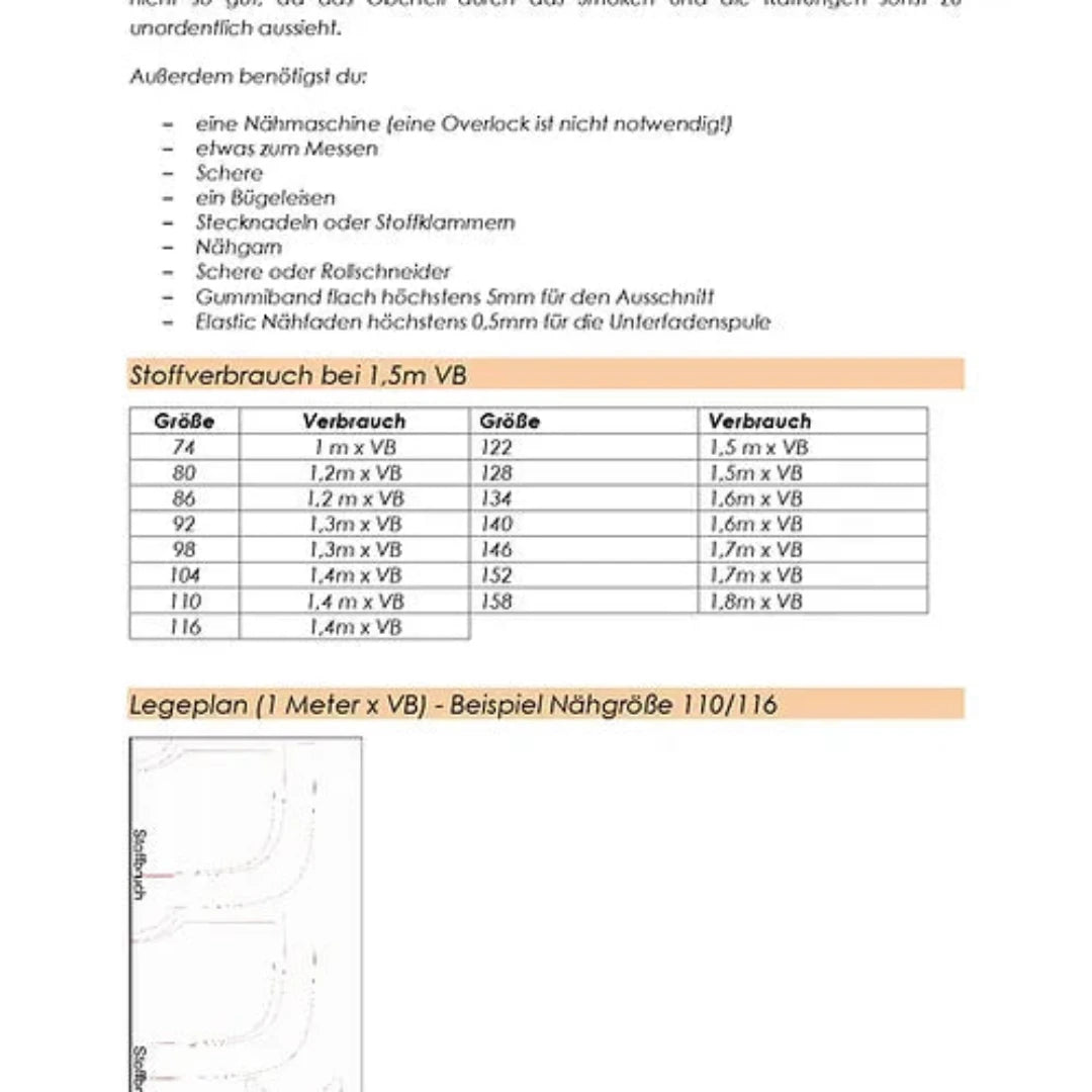 Tante Emmas Nähladen Schnittmuster Papier Kleid "Sophia"