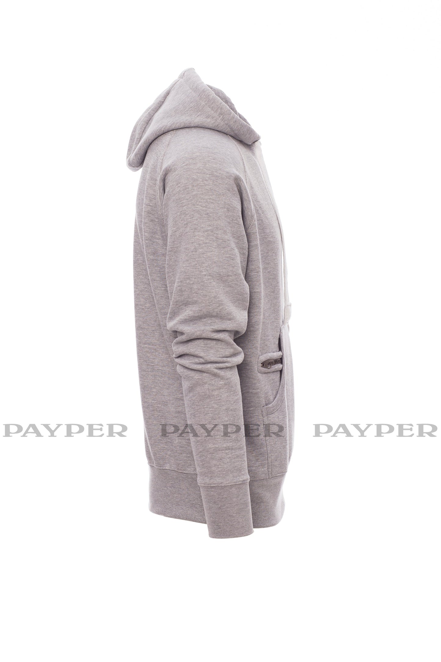 Hoodie Schwebebahn Kaiserwagen Wuppertal "W-Tradition" by Nadelbienen grau meliert