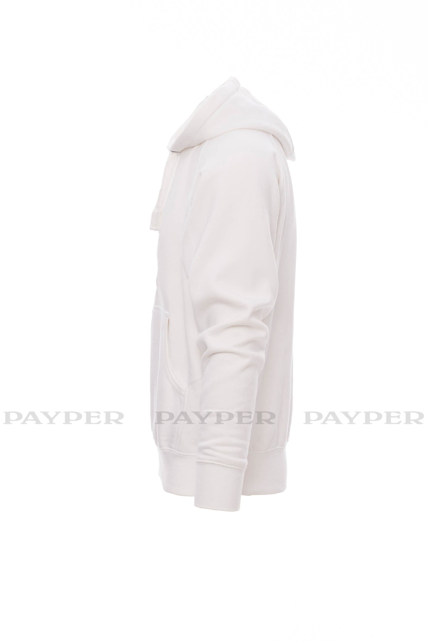 Hoodie "W-Tradition" by Nadelbienen weiß mit schwarzer W-Tradition