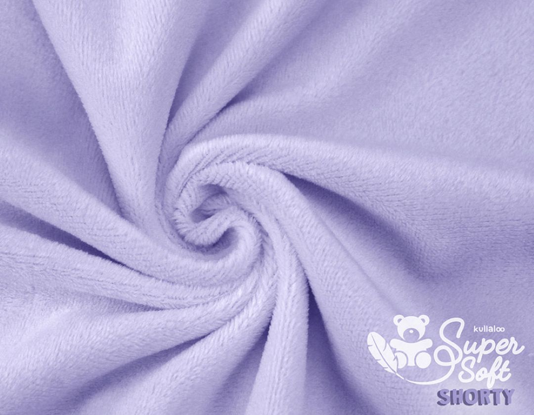 Kullaloo Plüschstoff Super Soft Shorty 1,5 mm lavendel 62312