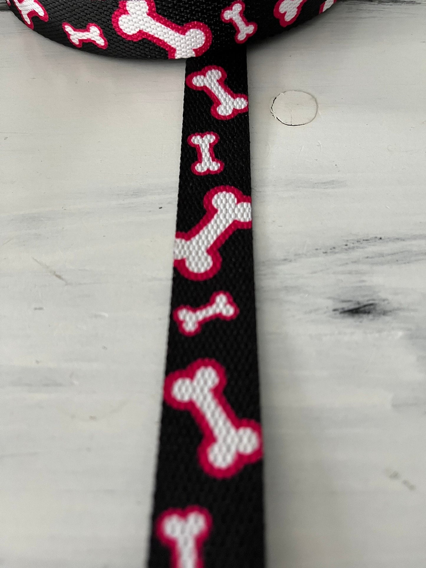 Webband 20 mm 2 cm Knochen Tiere Tier Hund Hunde