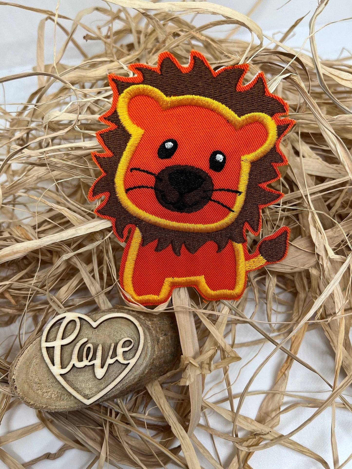 Applikation Patch Aufnäher Tiger Tier Tiere