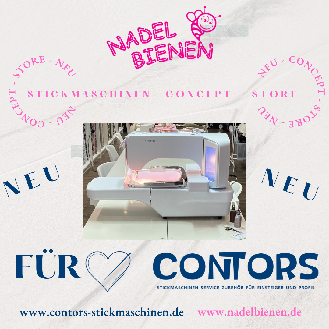 Nadelbienen-Stickmaschinen-Concept-Store für Contors