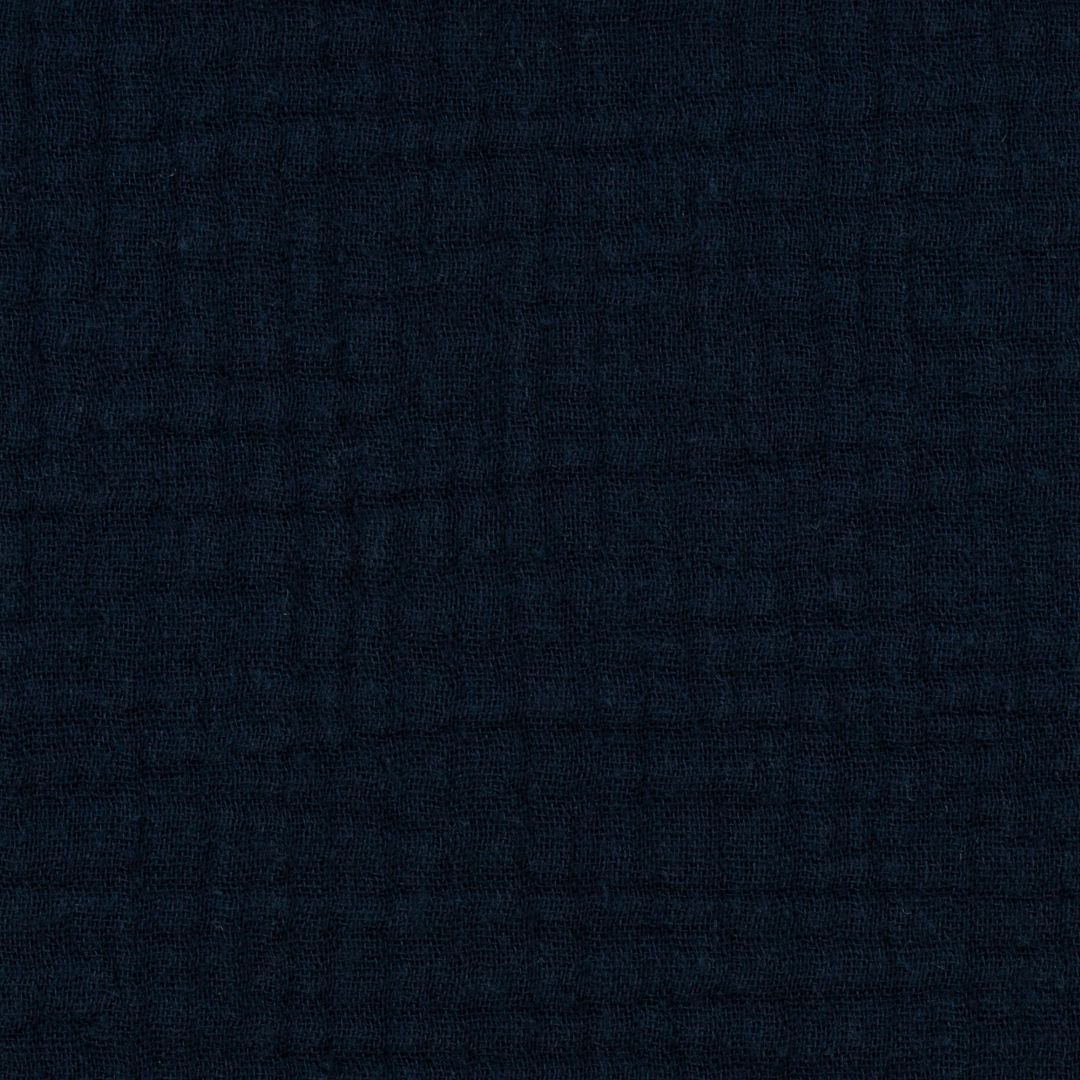 Swafing Musselin Double Gauze  "Jenke" **Restschrumpfwert ca. 10%** 080985-000598 dunkelblau