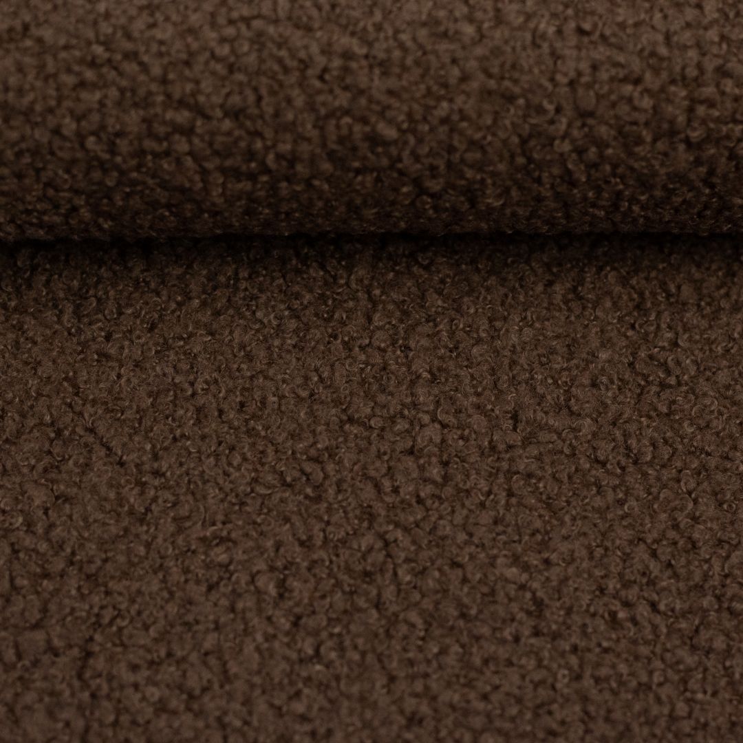 Swafing Kodiak Dekostoff Boucle Teddy braun 082561-000175 Meterware