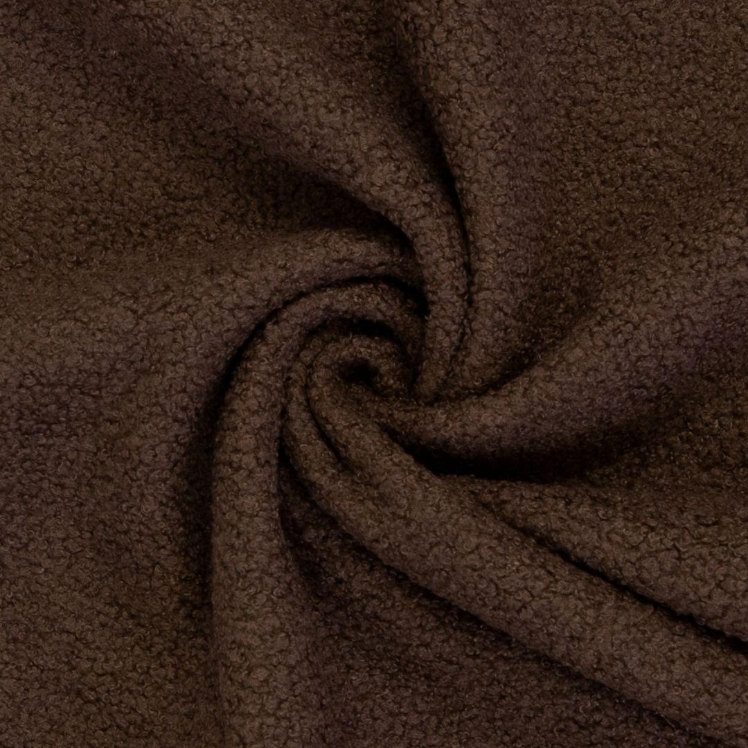 Swafing Kodiak Dekostoff Boucle Teddy braun 082561-000175 Meterware