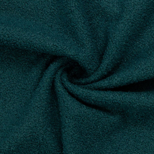 Swafing Kodiak Dekostoff Boucle Teddy petrol 082758-000750 Meterware