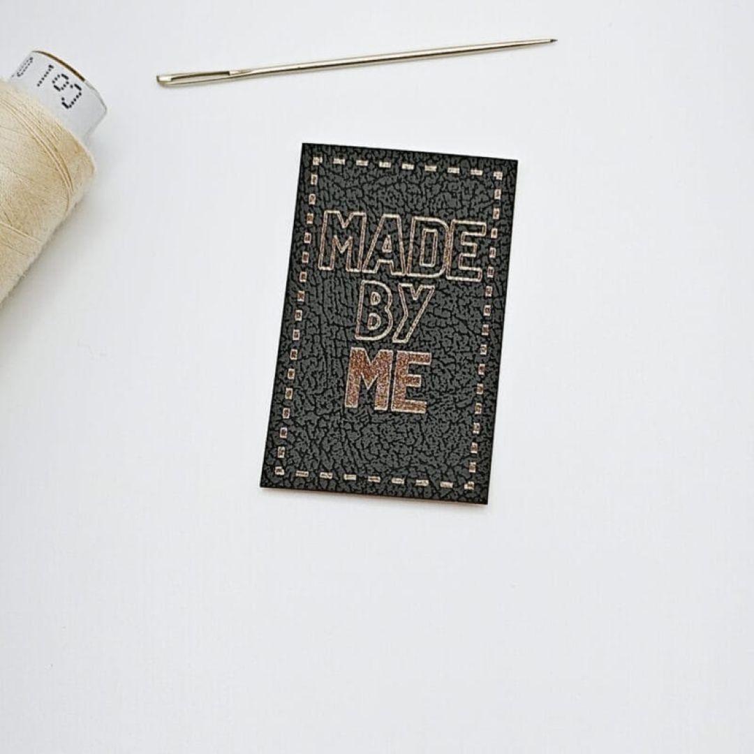 Tate Emmas Nähladen Kunstlederlabel „MADE BY ME"