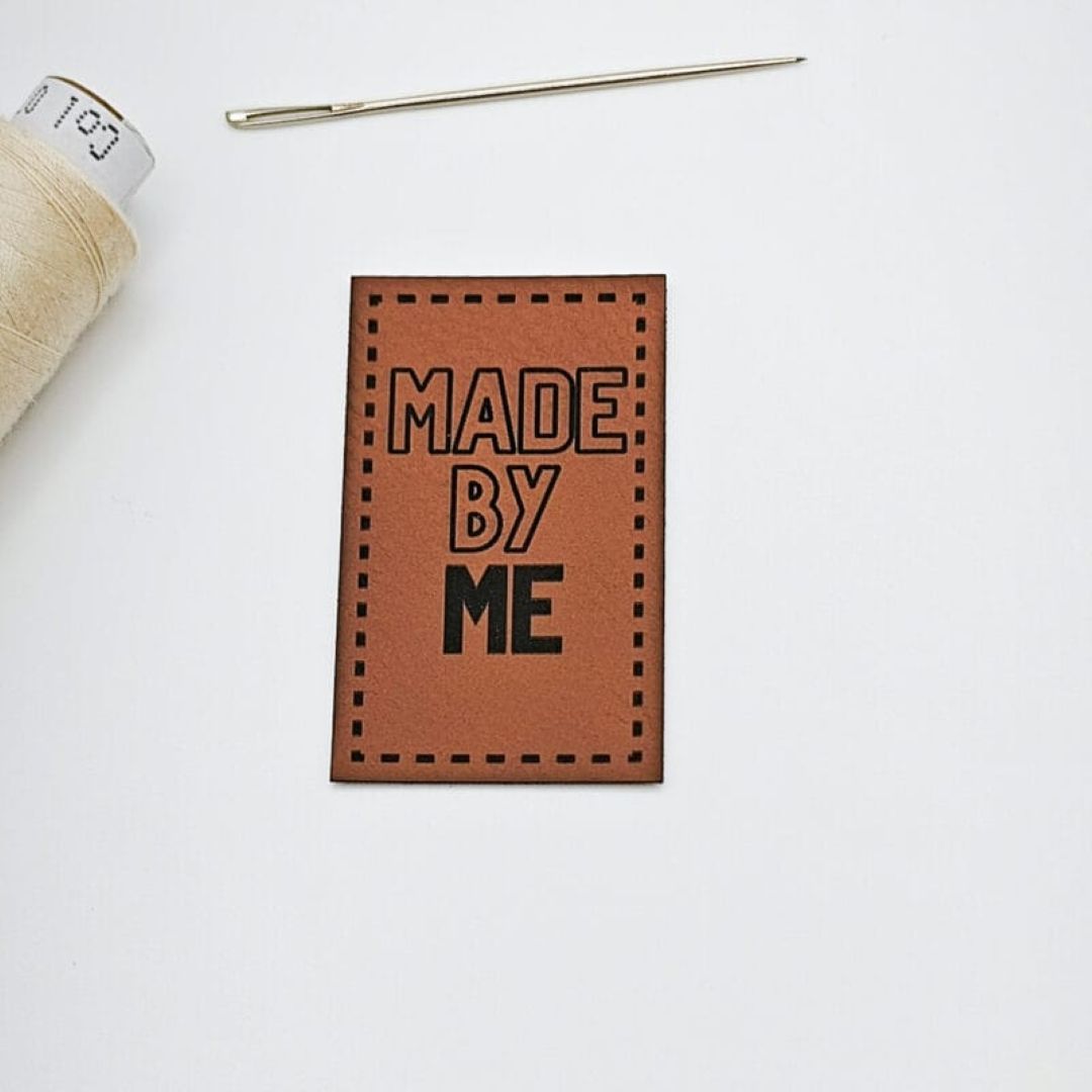 Tate Emmas Nähladen Kunstlederlabel „MADE BY ME"