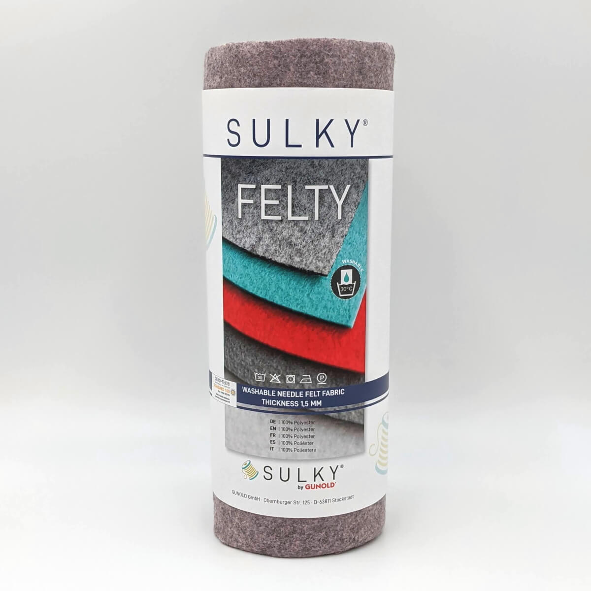 Stickfilz Sulky by Gunold heather pink marmoriert 3000300-483