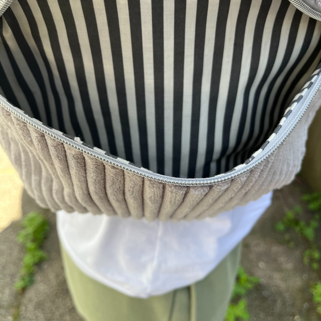 Bauchtasche Crossbody Tasche aus Cord Cordstoff Wanja kuschelig weich Sling101