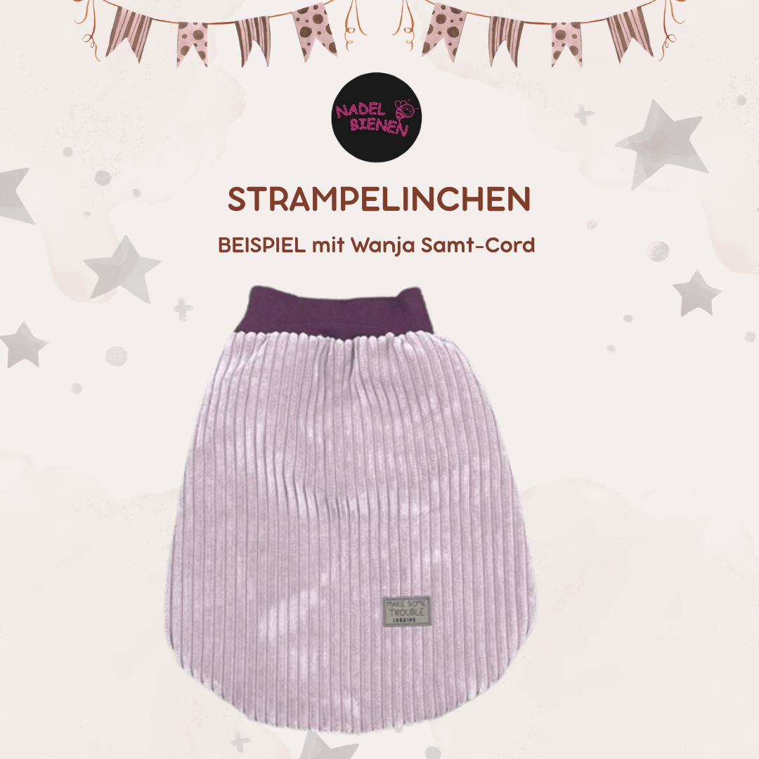 Nadelbienen E-Book "Strampelinchen" Wende-Pucksack