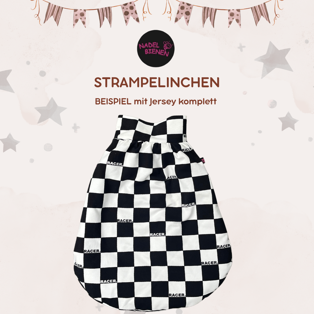 Nadelbienen E-Book "Strampelinchen" Wende-Pucksack
