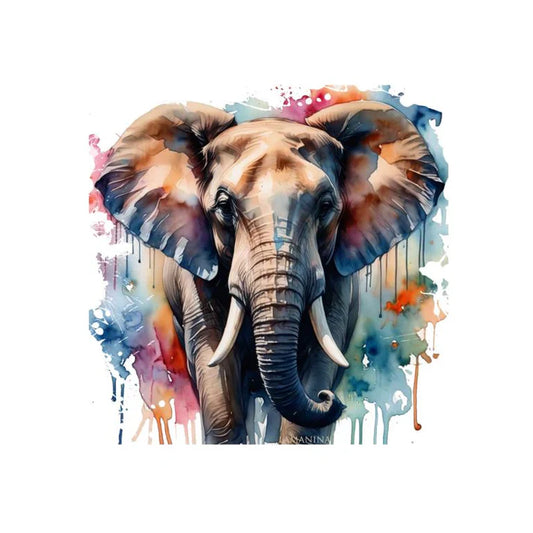 LAMANINA Kunstleder Panel Elefant