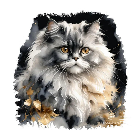 LAMANINA Kunstleder Panel Katze III