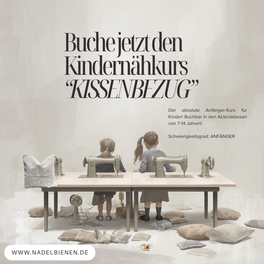 NÄHKURS KINDER "KISSENBEZUG" (7 - 14 Jahre)