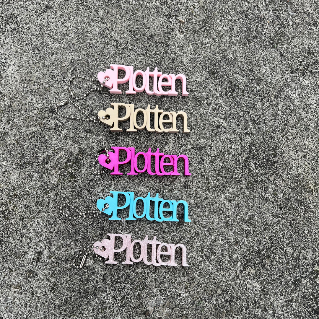 Taschenanhänger 3D "PLOTTEN"