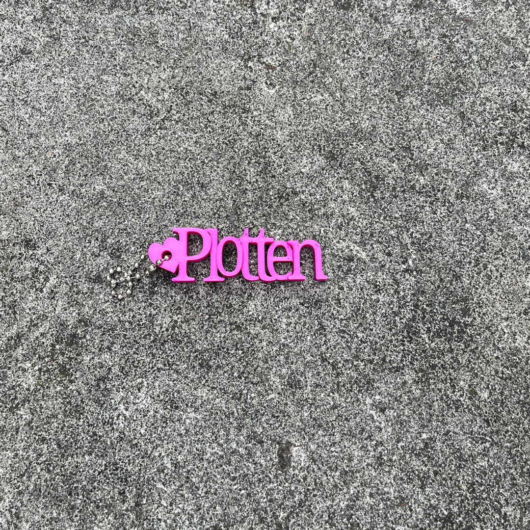 Taschenanhänger 3D "PLOTTEN"