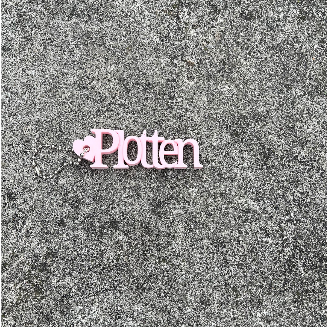 Taschenanhänger 3D "PLOTTEN"