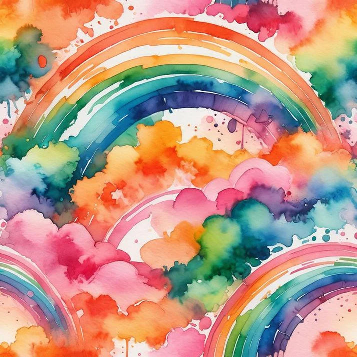 LAMANINA Kunstleder Panel Regenbogen Stichtag 4.0