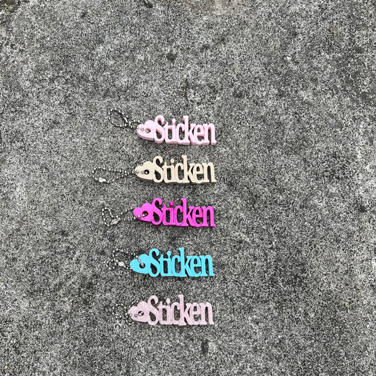 Taschenanhänger 3D "STICKEN"
