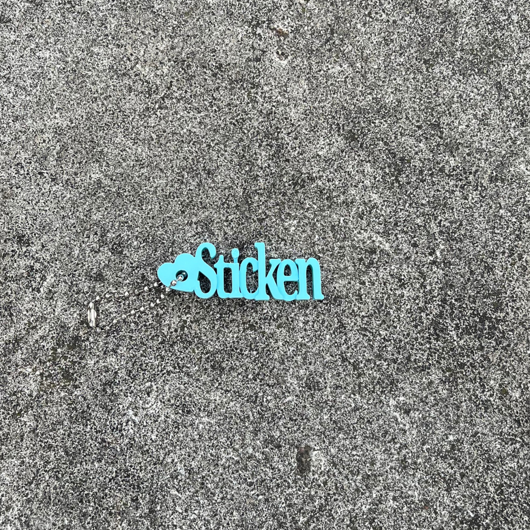 Taschenanhänger 3D "STICKEN"