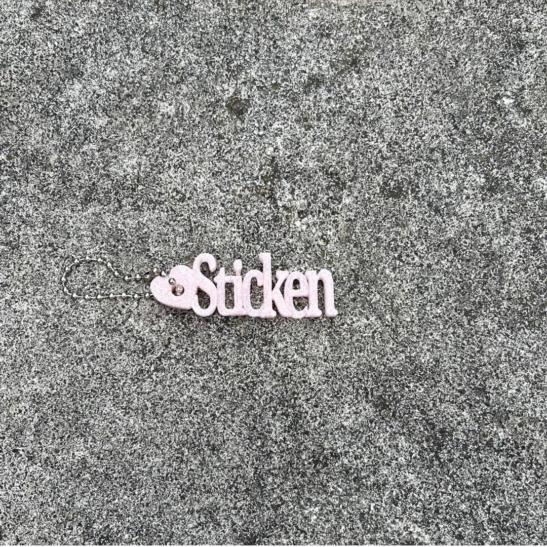 Taschenanhänger 3D "STICKEN"