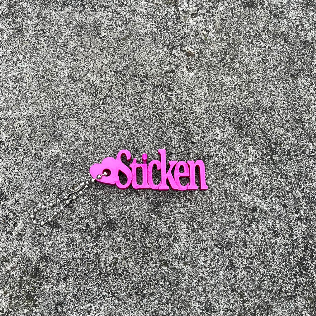 Taschenanhänger 3D "STICKEN"