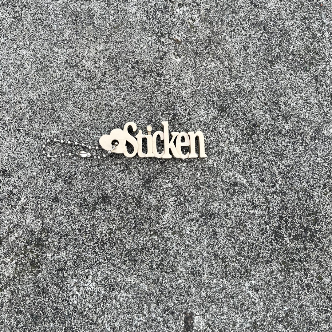Taschenanhänger 3D "STICKEN"