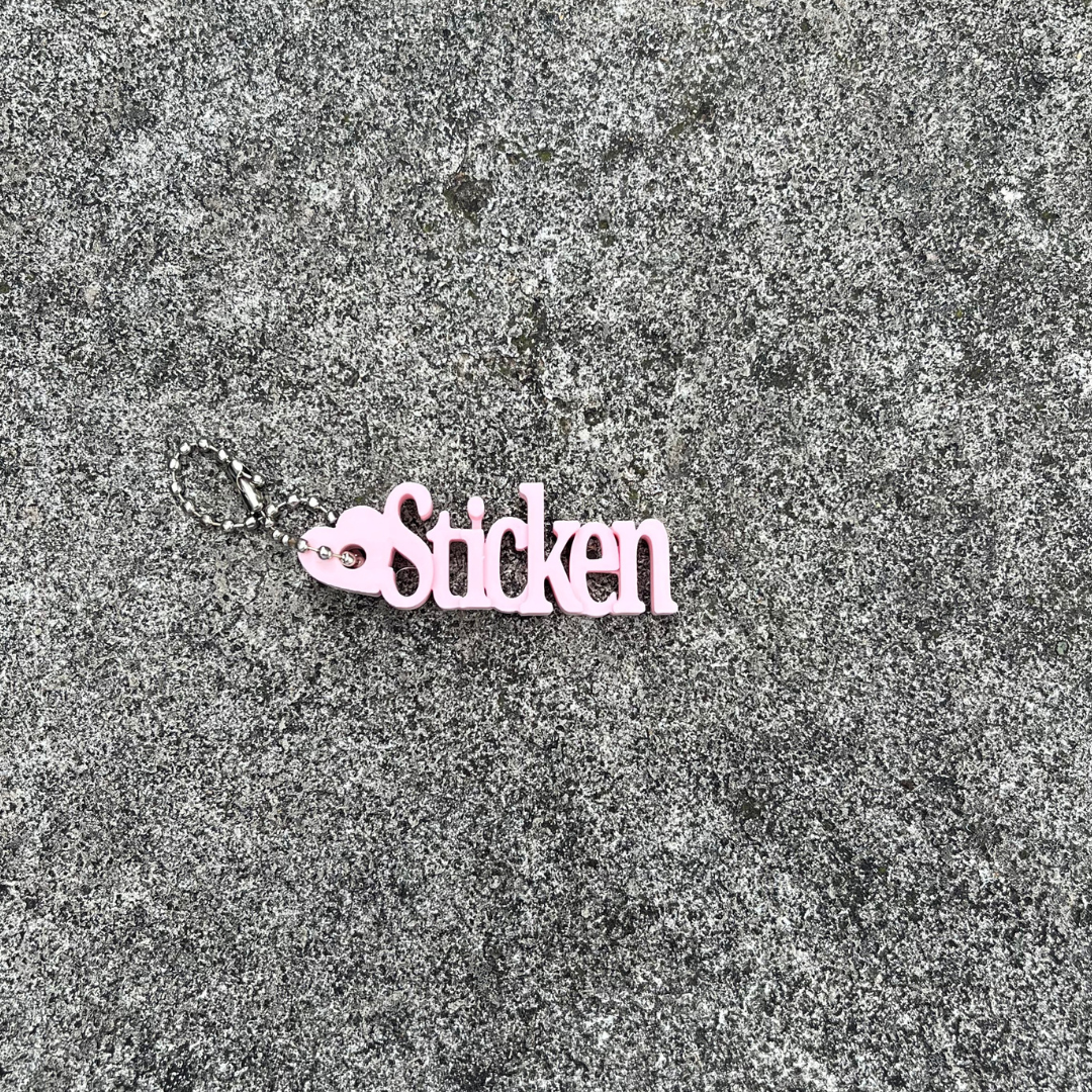 Taschenanhänger 3D "STICKEN"