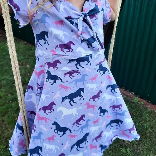 Tante Emmas Nähladen Schnittmuster Papier Kleid "Helena" Mädchen