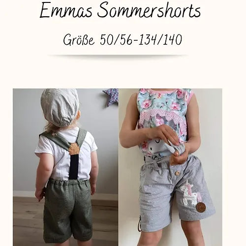 Tante Emmas Nähladen Schnittmuster Papier Shorts "Emmas Sommershorts"