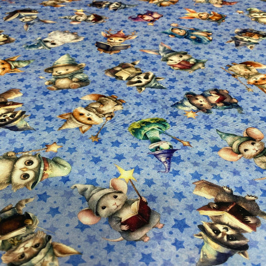 QT-Fabrics "LIL WIZARDS" Zaubertiere 60-8323